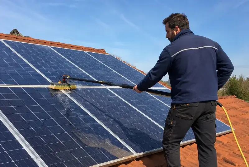 Nettoyage et entretien de panneaux solaires à Vénès