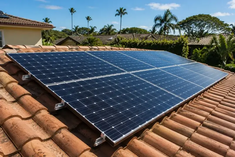Installation de panneaux solaires à Vénès